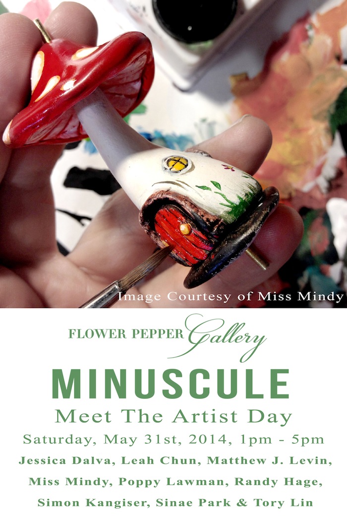 Minuscule Meet The Artist Day @ Flower Pepper Gallery