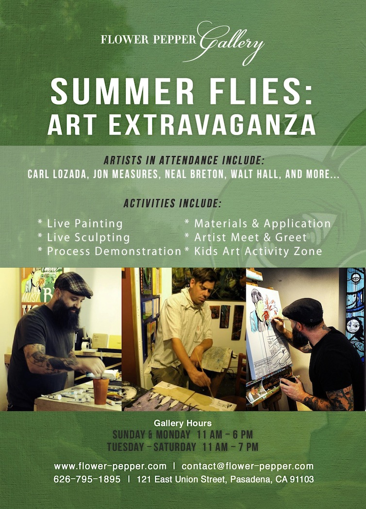 Summer Flies Art Extravaganza @ Flower Pepper Gallery