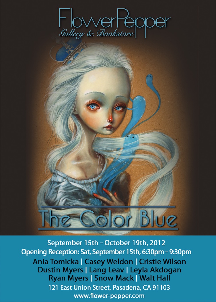 The Color Blue @ Flower Pepper Gallery