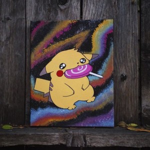 Cosmic Pikachu by Via Lapid Fernandez