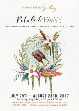 Petals & Paws: An Exhibition by Emiko Woods & Marissa Quinn