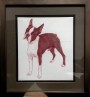 Boston Terrier One by Leonardo Villaseñor with frame
