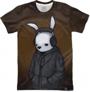 Headphones by Luke Chueh Men's T-Shirt Front