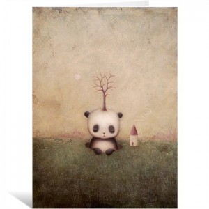 Rise Of The Giant Panda by Paul Barnes Greeting Card