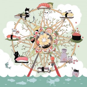 The Sushi Wheel by Shanghee Shin