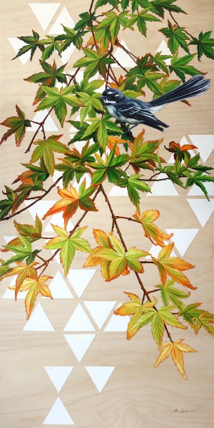 Geo 2: Fantail and Maples by Alex Louisa