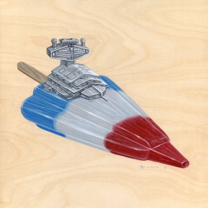 Rocket Popsicle by Roland Tamayo