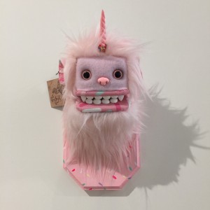 Doughnut Yeti (Small) Pink 2 by Yetis & Friends