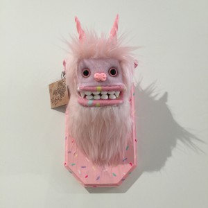 Doughnut Yeti (Small) Pink 3 by Yetis & Friends