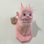 Doughnut Yeti (Small) Pink 3 Side by Yetis & Friends
