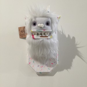 Doughnut Yeti (Small) White 2 by Yetis & Friends