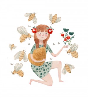 Wild Bee Girl by Julianna Swaney