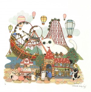 Day of Roller Coaster by Shanghee Shin Print