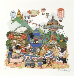 Teacup Ride by Shanghee Shin Print