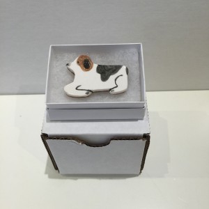 Dog Brooch 1 by Po Yang Leung