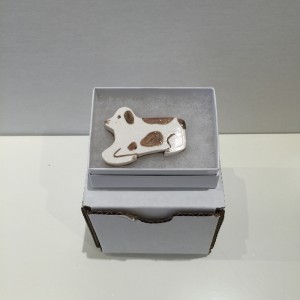 Dog Brooch 2 by Po Yang Leung