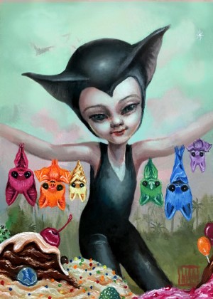 Bat Girl And The Sugar Pups by Mab Graves & Sugar Fueled - Michael Banks