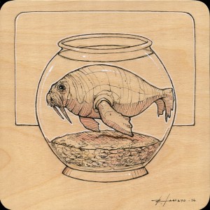 Fish Bowl Study by Roland Tamayo