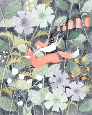 Little Run Away Fox by Julianna Swaney