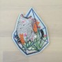 Terrarium Cat Patch by Natelle Draws Stuff Back