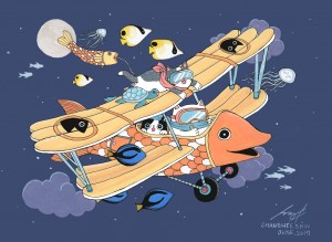 Flying Night by Shanghee Shin