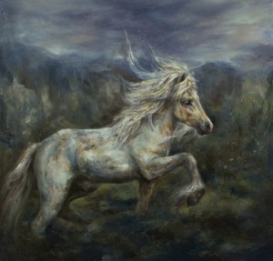 White Stallion by Valerie Pobjoy