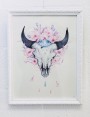 American Bison by Nana Williams with Frame