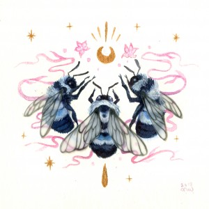 Rusty Patched Bumble Bee by Nana Williams