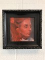 Mather (Red and Black Study) by Valerie Pobjoy with Frame