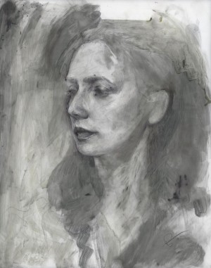 Vikki (Drawing) by Valerie Pobjoy