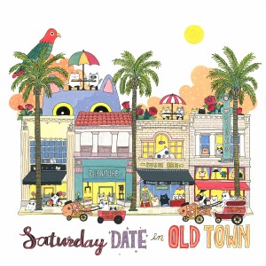Saturday Date in Old Town by Shanghee Shin Print