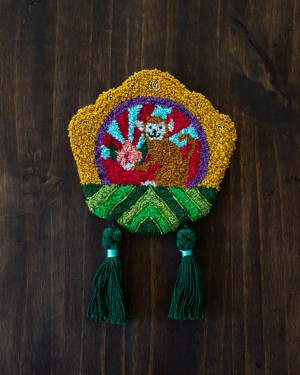 Monkey Mini Tapestry by Po Yan Leung