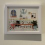 Stay Home Dinner Time by Shanghee Shin Original Drawing with Frame Front